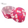 Snowflake Pattern Cupcake Cups 100PCS Christmas Liners, Food Grade Greaseproof Baking Cups, Festive Holiday Paper Molds Patterns Print Round Trays for