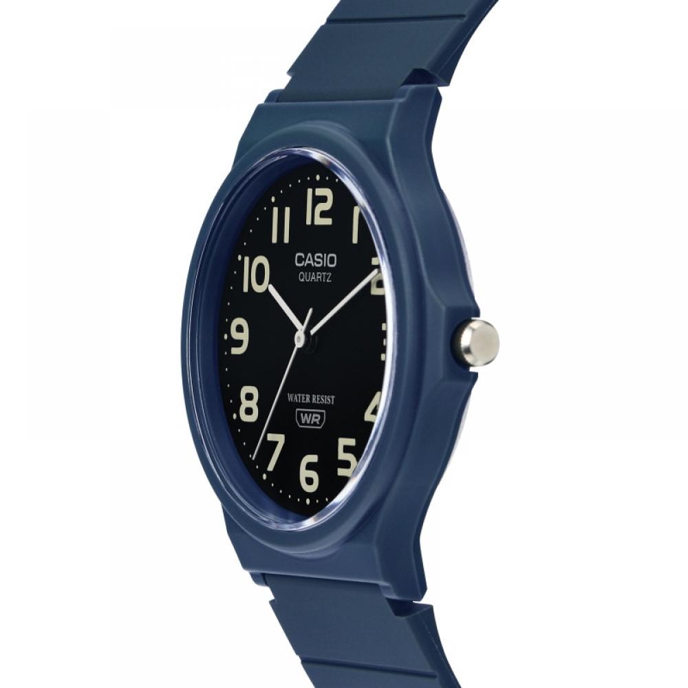 Casio Mq 24uc 2bdf Mq 24uc 2b Analog Sat Student Uretan Klokke