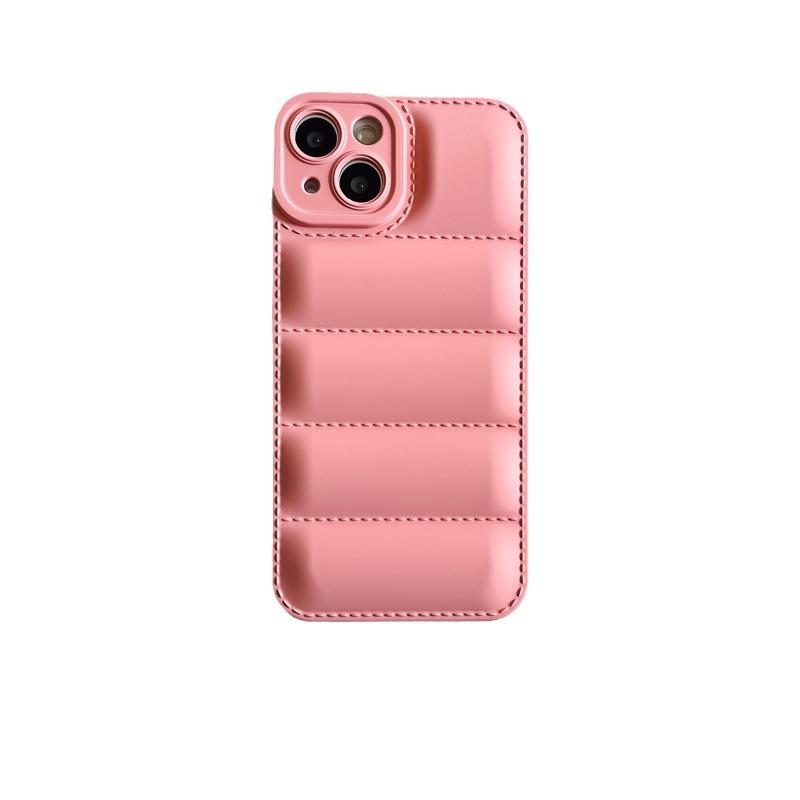 Customized 15Promax Mobile Phone Case with Anti-fall Protection, Macaron X Liquid Design, and Trendy Airbag Feature.