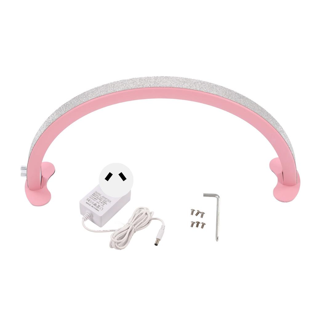 40W 28in Half Moon Beauty LED Fill Light 2700K‑5600K Dimmable LED Fill Light for Beauty and Nail