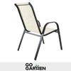 Metal Garden Chairs for Balcony Terrace Garden Furniture Set Beige X6