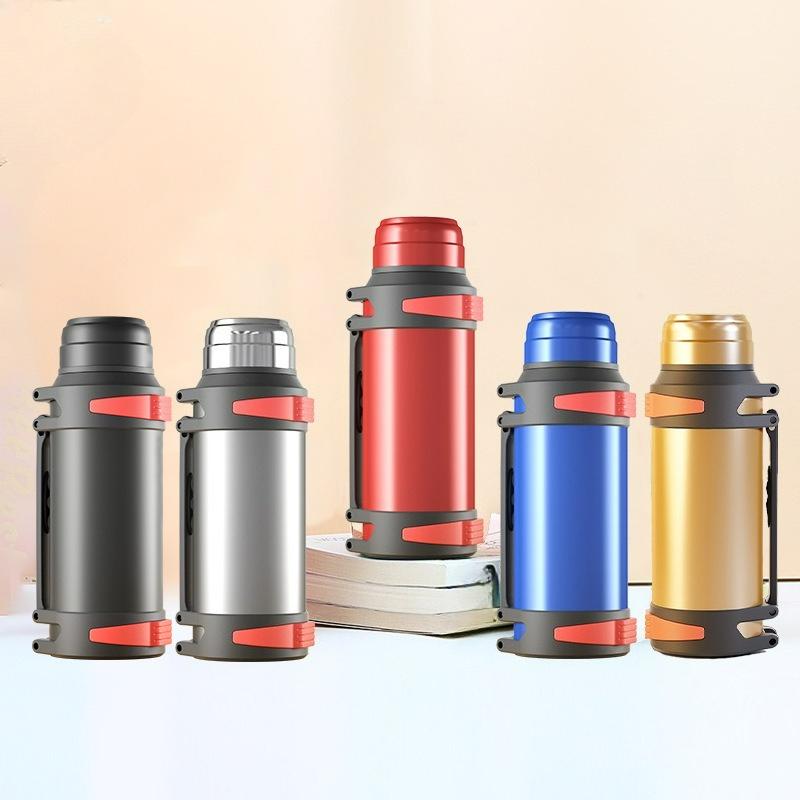 Large-capacity Thermos Pot 304 Stainless Steel Portable Outdoor Travel Pot Male Car Thermos Kettle Household Thermos Cup