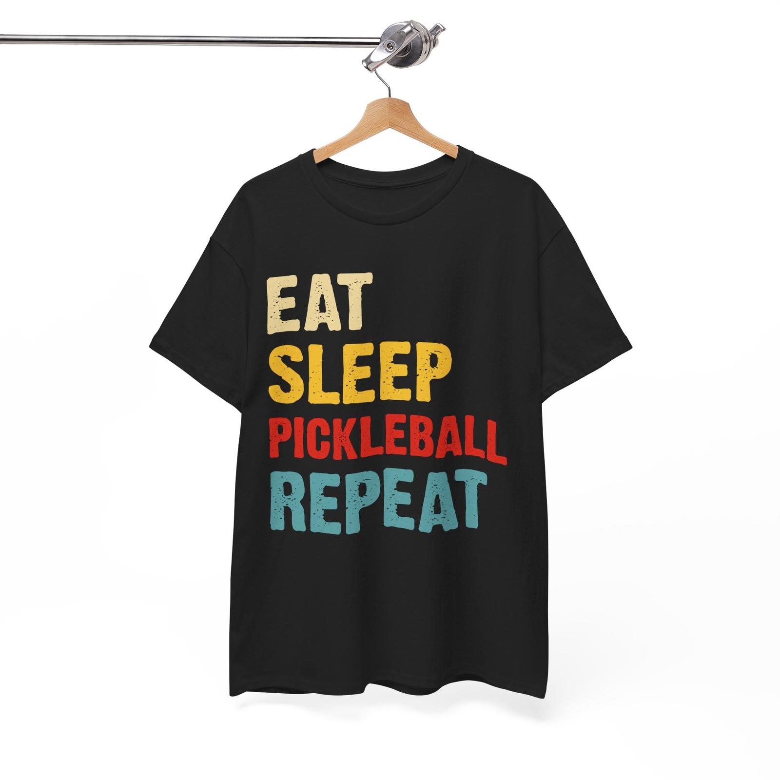 Футболка Eat Sleep Pickleball Repeat - Носимая комедия для каждого веселого человека XL