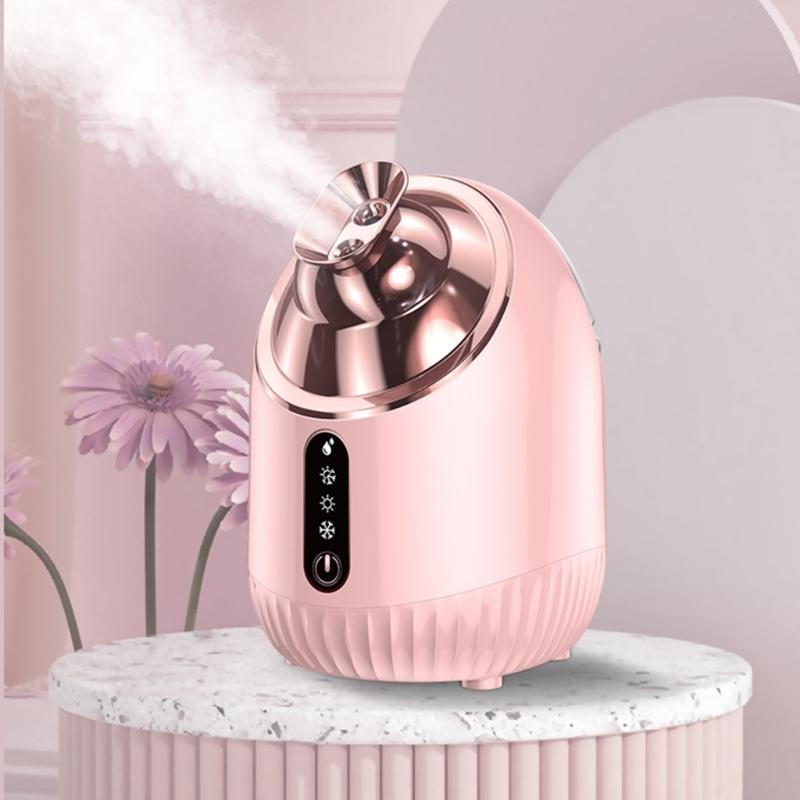 Skin Hot and Cold Face Steamer for Facial Deep Cleaning Pore Cleaner Moisturizes Calms Dry Skin Vaporizer for Spa Gifts