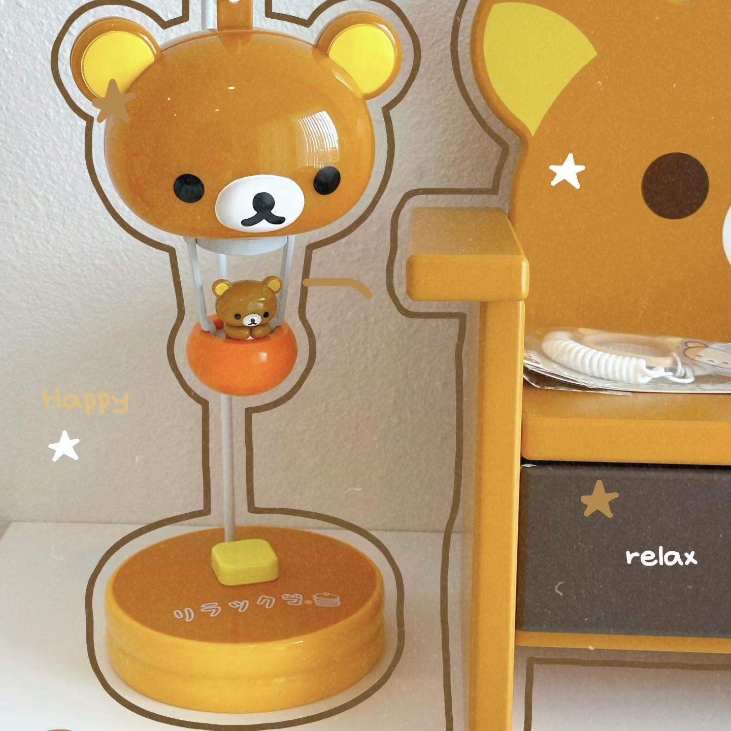 

Pre-Owned Rilakkuma Balloon Night Lamp: Warm Bedside & Desk Decor Off-white Bear Lamp