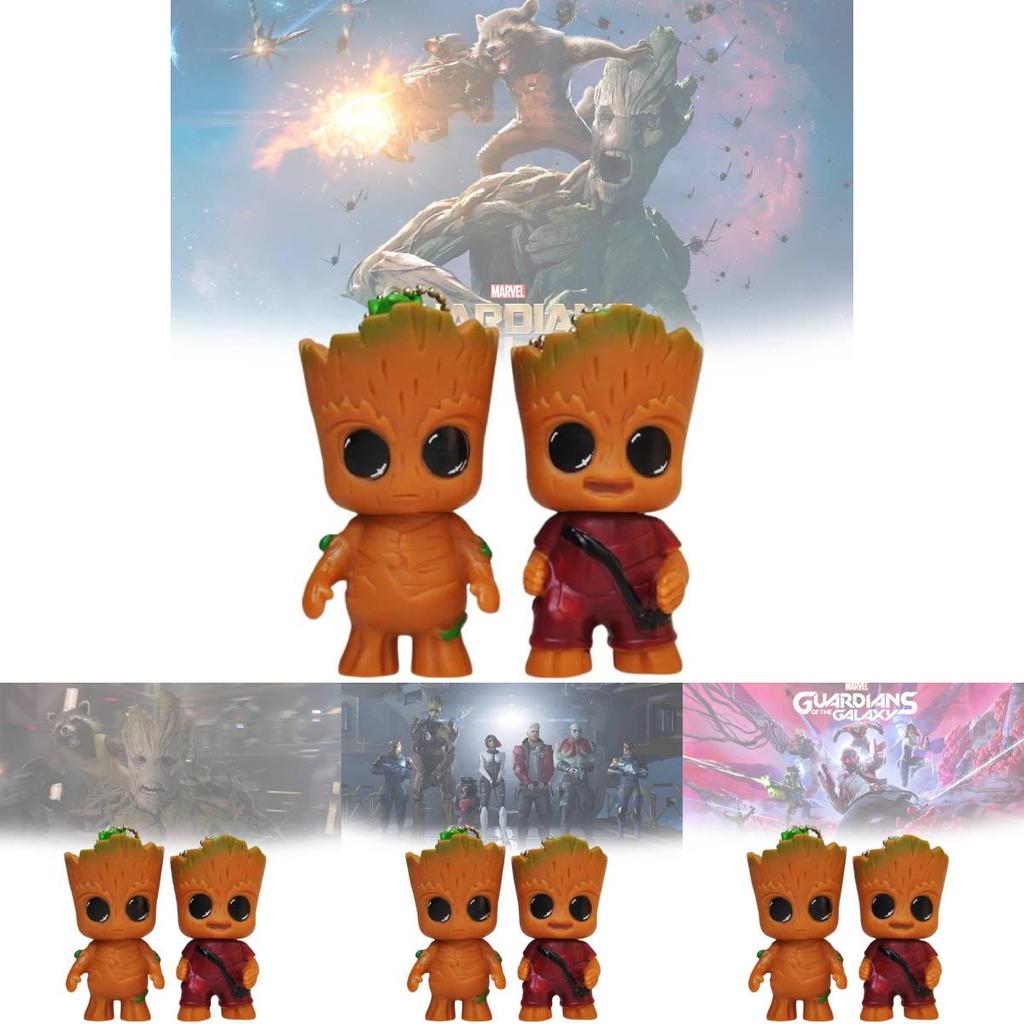 Adorable Groot Keychain Figure From Guardians Of The Galaxy Perfect For Collectors