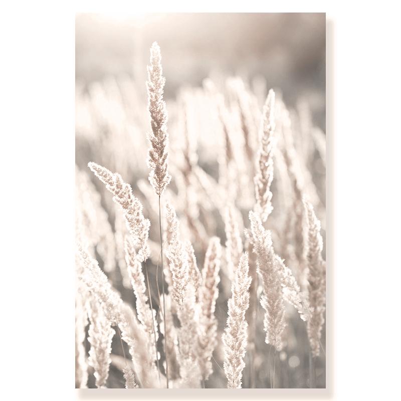 Landscape Flower Picture Canvas Painting Wall Art Autumn Scenery Mountain Lake Grass Poster and Print for Modern Home Wall Decor