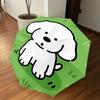 1PC dog grass Umbrella-8-Rib Reinforced, Automatic Open, Lightweight & Durable, Cute Fashion Accessory for Outdoor-Y0393