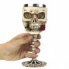 Gothic Wine Glass with Pink Skull The Gothic Romance Tumbler Themmet Themmet Retro Stainless Steel & Wine Cups Best Halloween Birthday Gift | Wine
