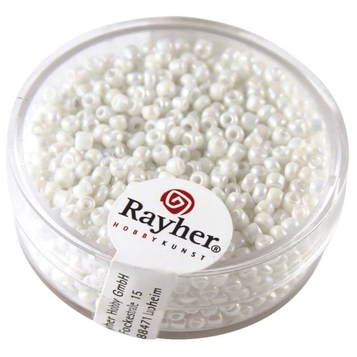 RAYHER Rocailles 2mm Ø Multicolore