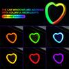 1/2Pcs Heart Light Heart-Shaped Ambient Light Automotive Interior Decoration Neon Lighting for Home Truck Dashboard Holiday Date