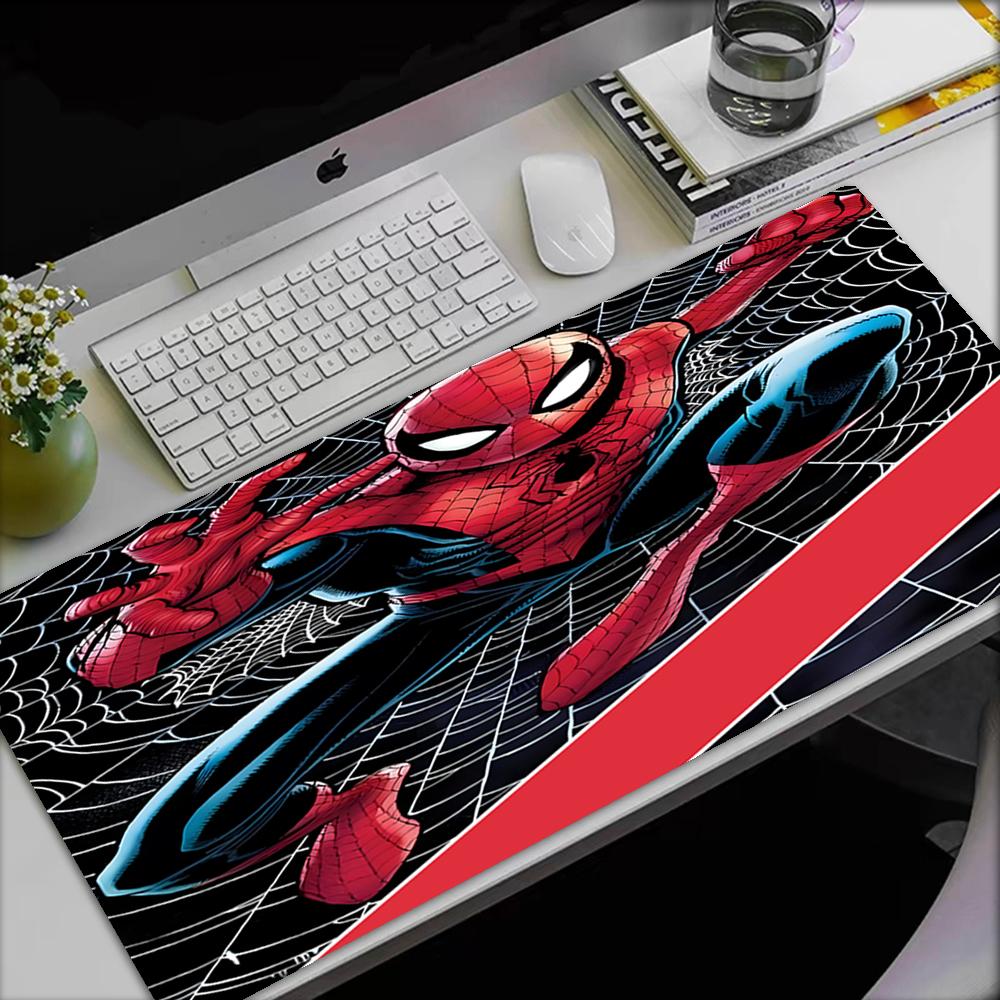 Spider Man Theme Mouse Pad, Non Slip Rubber Base, Multifunctional Office & Home Decor, Perfect for Workspace Personalization.