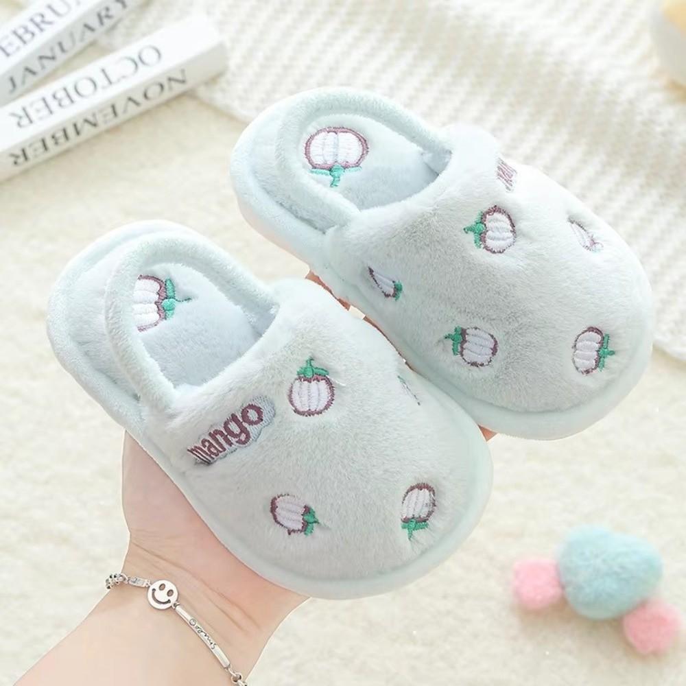 Cute Cartoon Children Slippers Cotton Kids Slipper New Toddler Shoes  Baby Boy Girl