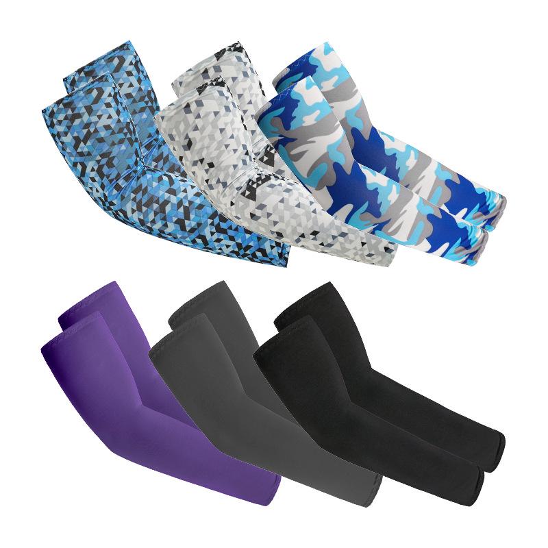 Summer Sunscreen Ice Silk Arm Sleeves: Breathable, UV Protection for Outdoor Cycling and Fishing