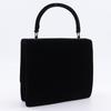 Prada One Handle Handbag Vintage NERO Black Velor Women Used