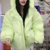 Womens Loose Short Puffer Coat 2026 Winter Fashion Casual Hooded Zip Up Cotton Jacket Petite Women