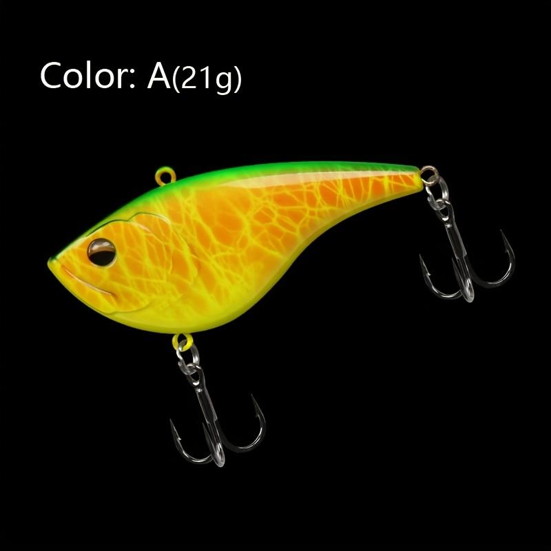 Полнопогружная Воблер-Раттлин VIB для Рыбалки 78мм 21г с Шариками-Погремушкой, 3D Глаз Искусственная Приманка для Окуня Судака