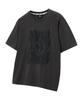 MOZMOZ Chaos Oversized Short Sleeve T-Shirt Charcoal