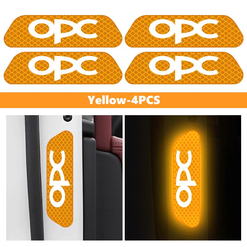 AAAYS1 Car Door Diamond Reflective Sticker Body Side Anti-collision Protection Stickers For Opel Insignia Corsa Zafira Mokka Grandland