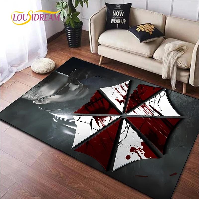 Alfombra de césped artificial para paraguas de moda para sala de estar, dormitorio, alfombras de área, alfombrilla antideslizante para puerta de cocina, alfombra, regalo de cumpleaños