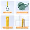 1 Pcs Kitchen PP Pressed Potato Masher Ricer Puree Juice Maker Potato Pusher Smooth Mashed Potatoes Crusher Fruit Tools Supplies