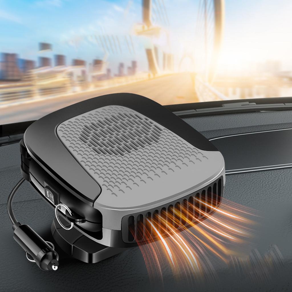 12V Car Heater Heating Fan 360 Degrees  Rotation Automobile Interior Windshield Defroster Fast Heating for