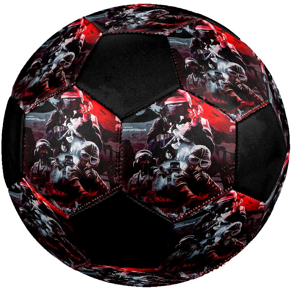 Rainbow Six Siege Theme Size 5 Soccer Ball, Suitable for Both Indoor and Outdoor Matches, a Gift Suitable for Everyone.