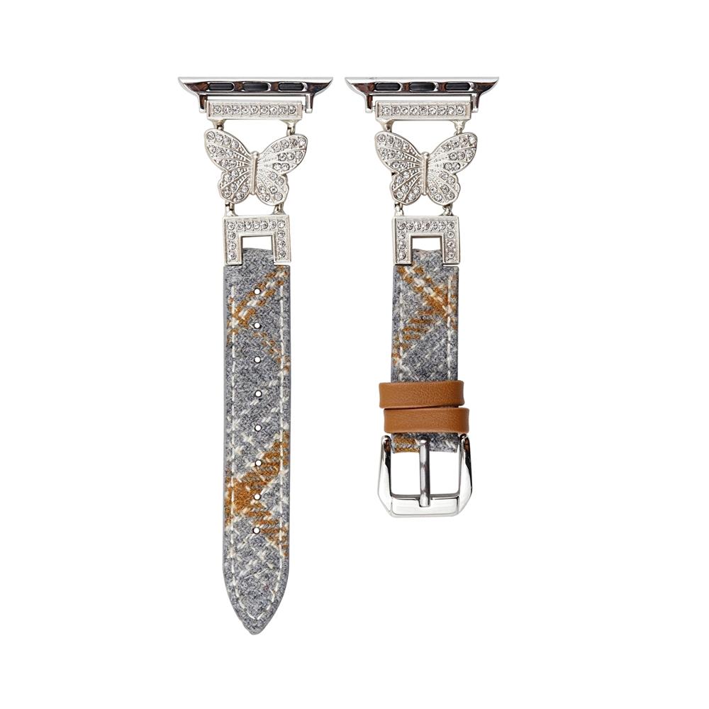 Curea din piele fluture pentru Apple Watch Series 9 8 7 6 5 4 3 2 Se Curea de ceas pentru bratara IWatch Ultra 41mm 45mm 40 44mm 38 42mm