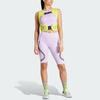 adidas X Stella McCartney Truepace Leggings de Corrida para Bicicleta Femininos Rosa Roxo IB4944