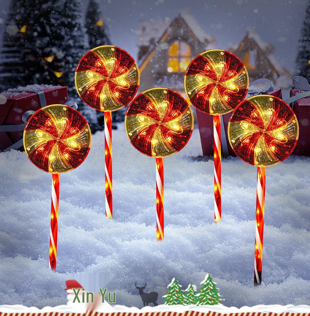 Solar-Powered Outdoor Christmas Snowman String Lights - Waterproof Festive Patio Decor