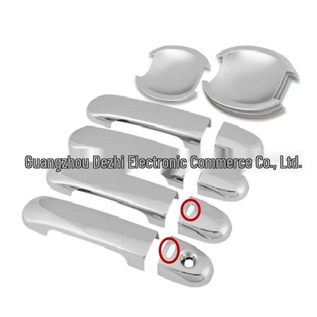 Adesivo Cromado para Cava de Maçaneta de Porta Nissan Versa Tiida Latio 2008