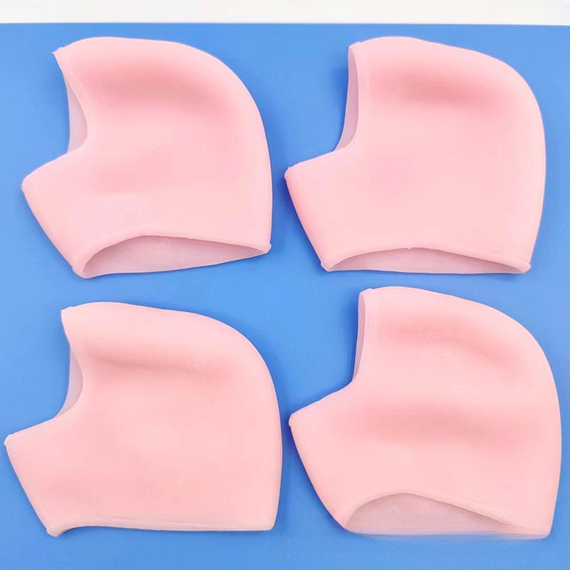Silicone Heel Covers - Moisturizing, Anti-Crack Socks for Whitening & Heel Protection