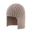 Winter and Autumn Knitted Wig Fashionable Ear-protection Warm Woolen Hat Cold Protection Warm Pullover Hat
