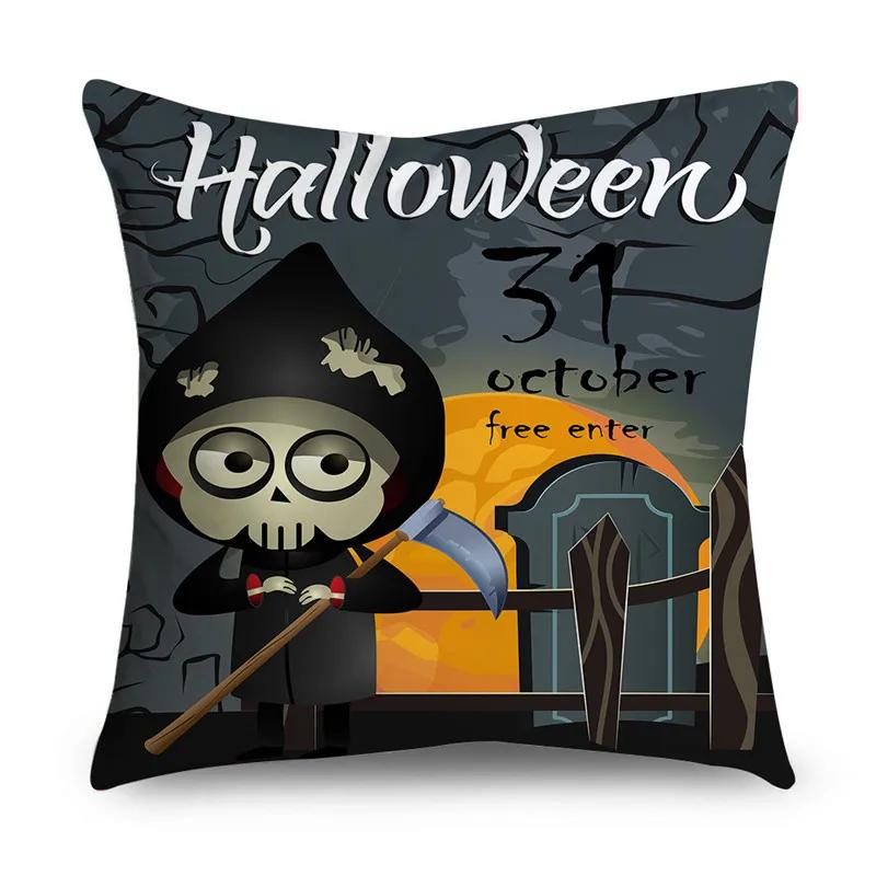 Halloween Easter Print Pattern Cushion Cover Home Living Room Sofa Decoration   Pillow