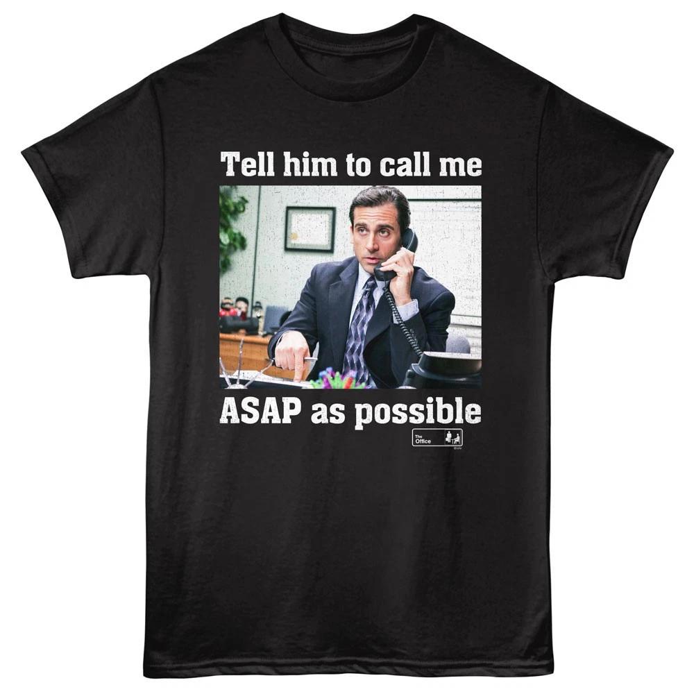 The Office TV Show Michael ASAP As Possible Men s T shirt 2XL