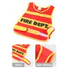 Kids Firefighter Costume Tool Costume Role Play Suit Fireman Dress Up Outfit Hat Fire Extinguisher Party Birthday Gift Toy