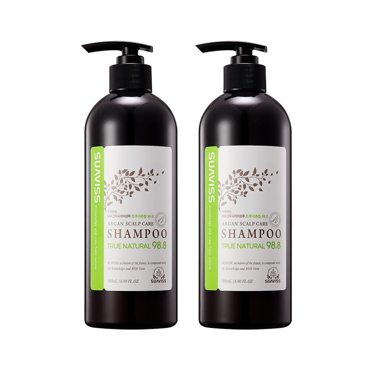 Argan Scalp Care Shampoo True Natural 98.8 500ml 2 bottles