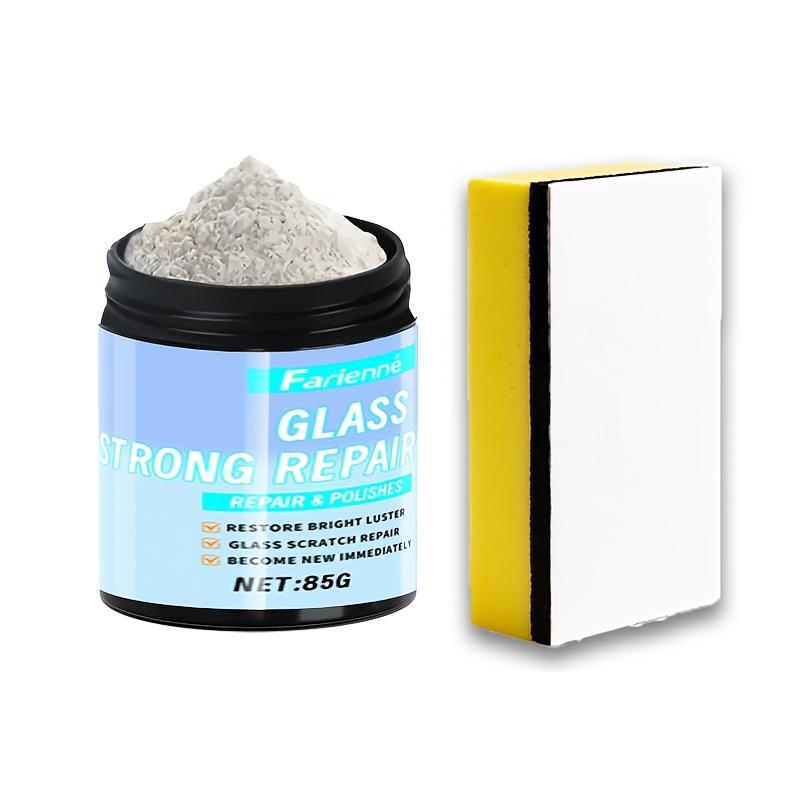 

Professional glass polishing powder - Highly effective in removing scratches on car glass,windshields,and mirrors -Easy to apply белый