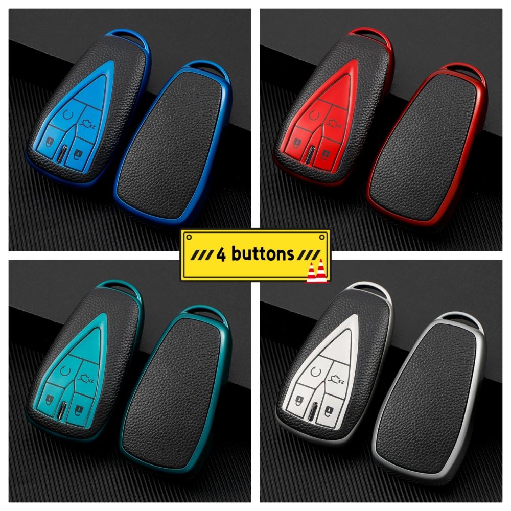 4/5 Buttons Car Key Cover For Changan Cs35 Plus Cs75Plus Cs55Plus Eado Uni-T Oushang X5 X7 Ev Tpu Key Case Cover Shell