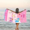 1pc Catch Teenieping Magic Sweethear (4) Beach Towel, Beach and Seaside Swimming Pool Equipment, Fashion Pattern, Rectangular, Travel Essentials