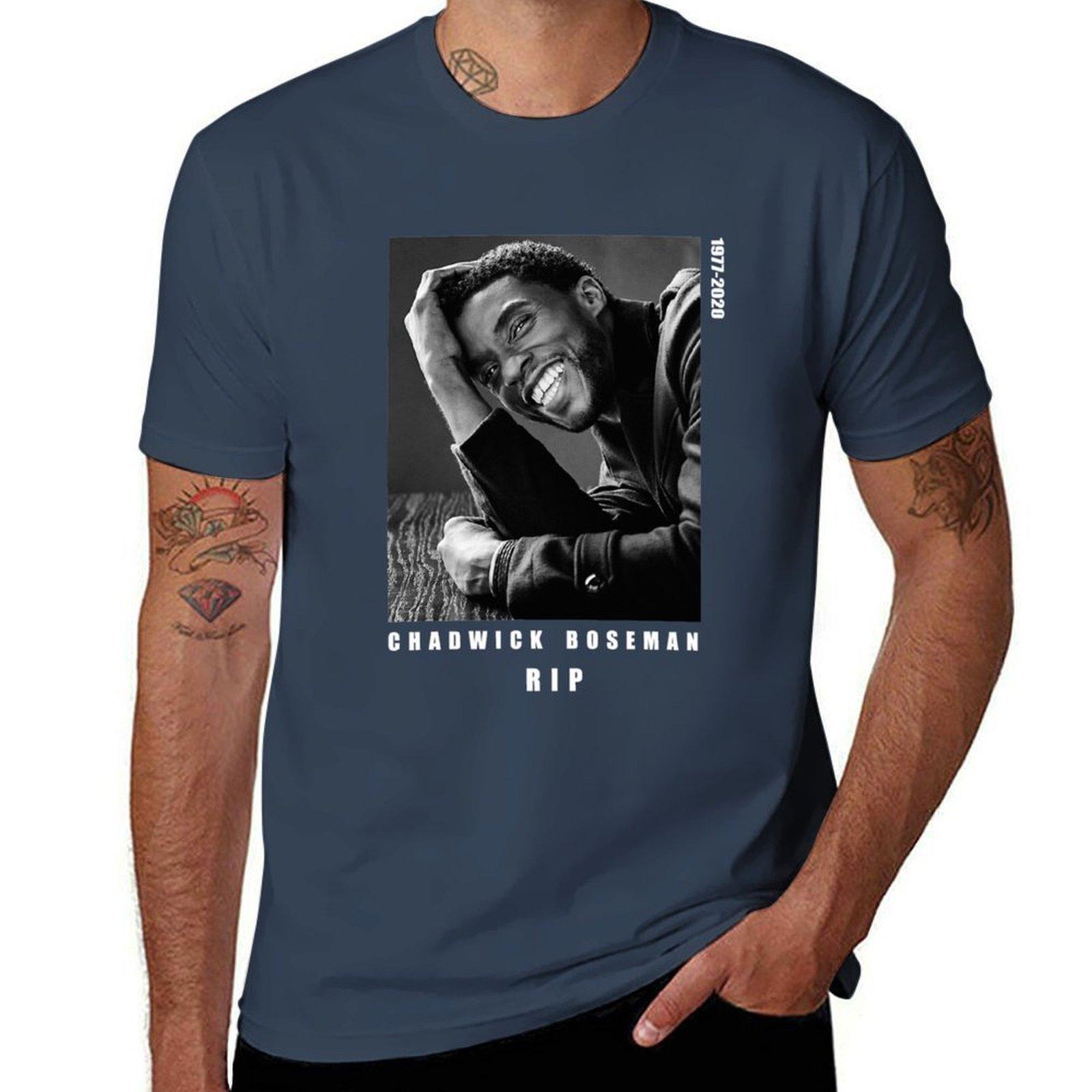 Chadwick Boseman RIP Chadwick Boseman Black Panther Rest in Peace Chadwick Boseman Tribute TShirt S