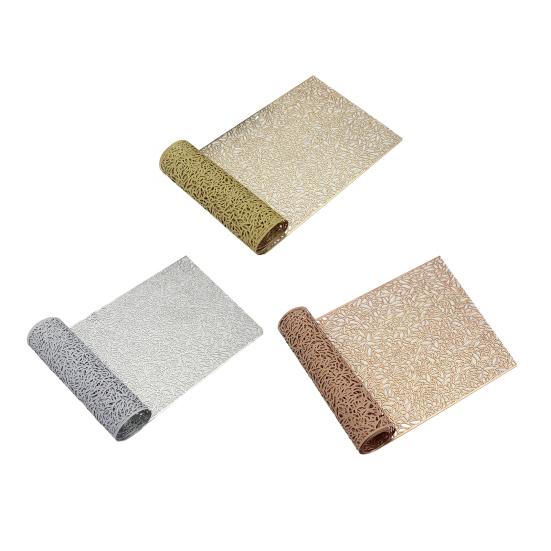 Běhoun na stůl Proti opaření PVC Dutý design Odolný vůči vysokým teplotám Podložka na jídlo Ochrana proti opaření Kryt na jídelní stůl