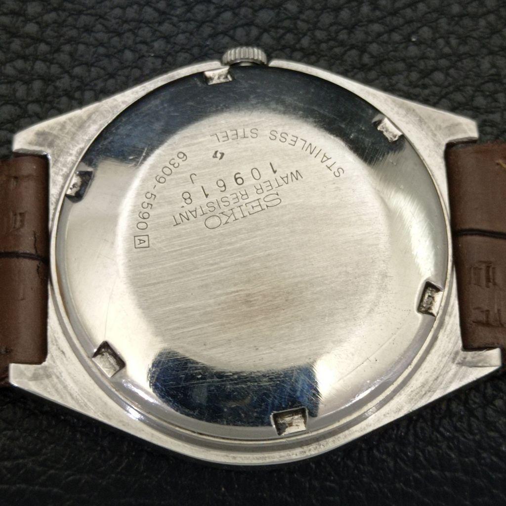 AUTOMATIC VINTAGE SEIKO 5 JAPAN 6309A MENS RED COLOR DIAL WATCH a701203-5 R206a-a701203