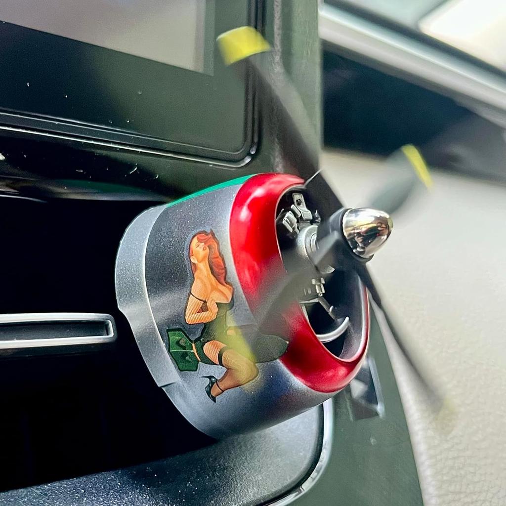 Varga Girl P-47 Air Freshener, Vent Clip, Men's Car Accessory, Long Lasting Odor Eliminator