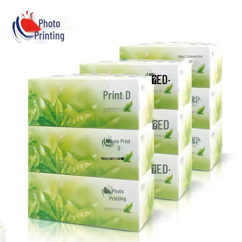 Heart Impression Tea Language Soft Facial Tissues