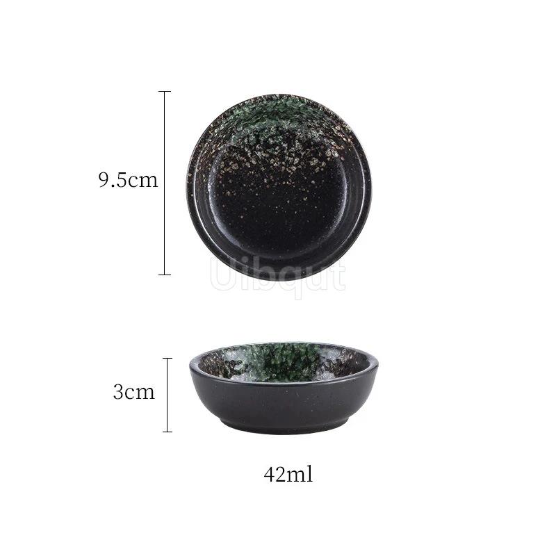 Sauce Seasoning Dipping dish Soy sauce tray Snack dishes Japanese Cuisine Commercial ceramics Round flavor dish ceramic bowl