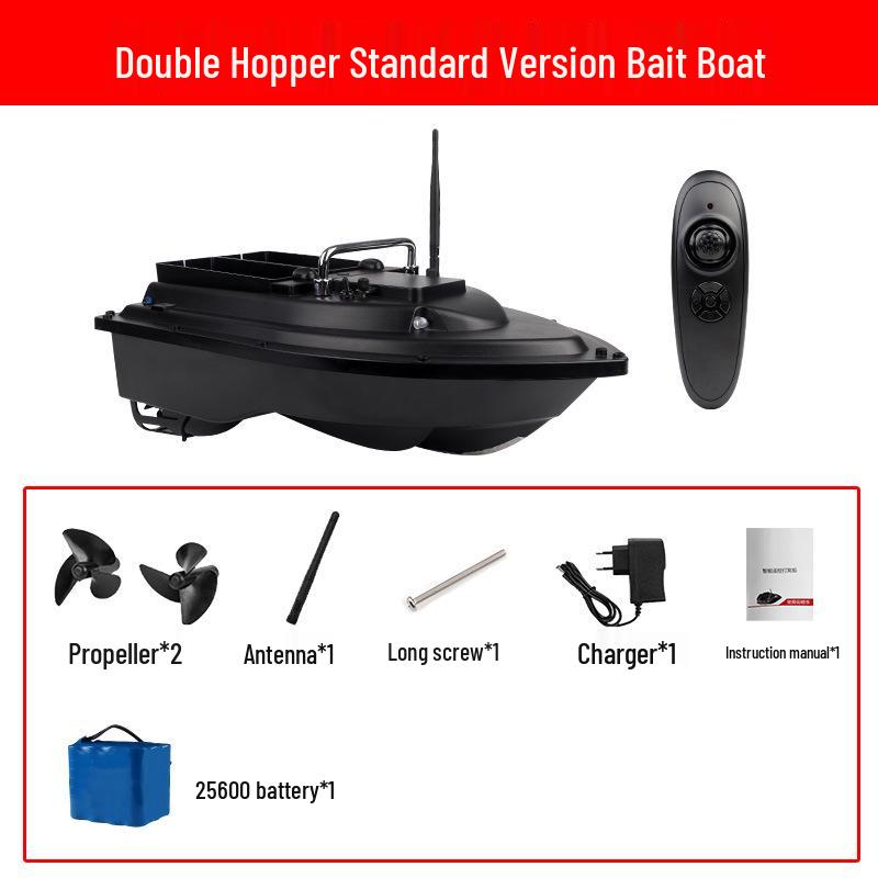 600m GPS Smart Bait Boat with Dual Compartments, Auto-Return, RC Cruise Control, and Hook Release for Fishing