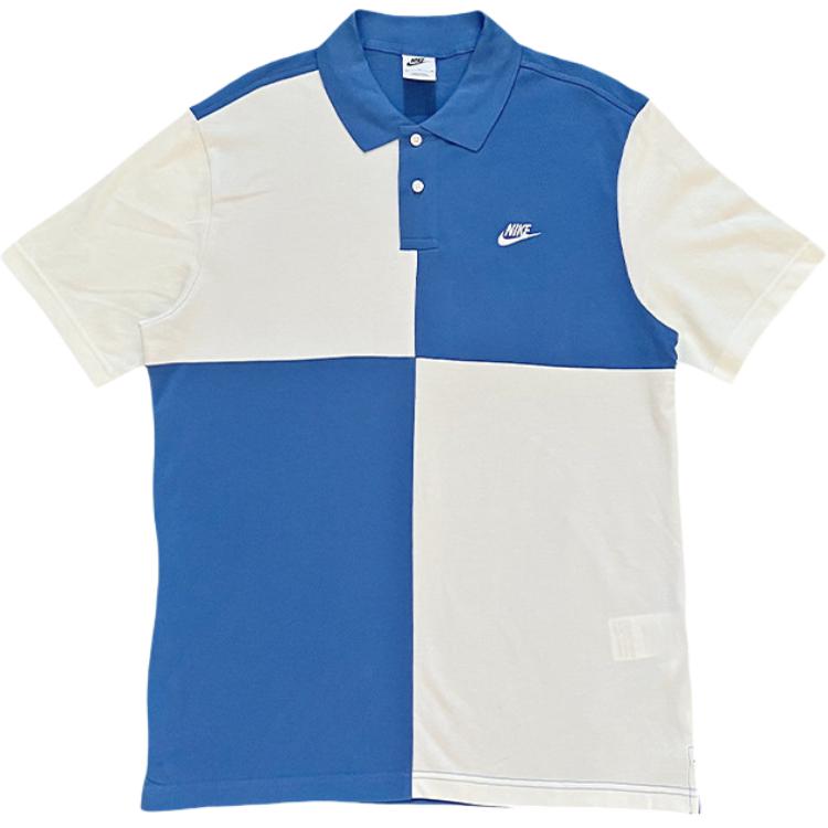 

Nike Letter Logo Color Block Button Polo Shirt Men tops FN3425-480 2XL
