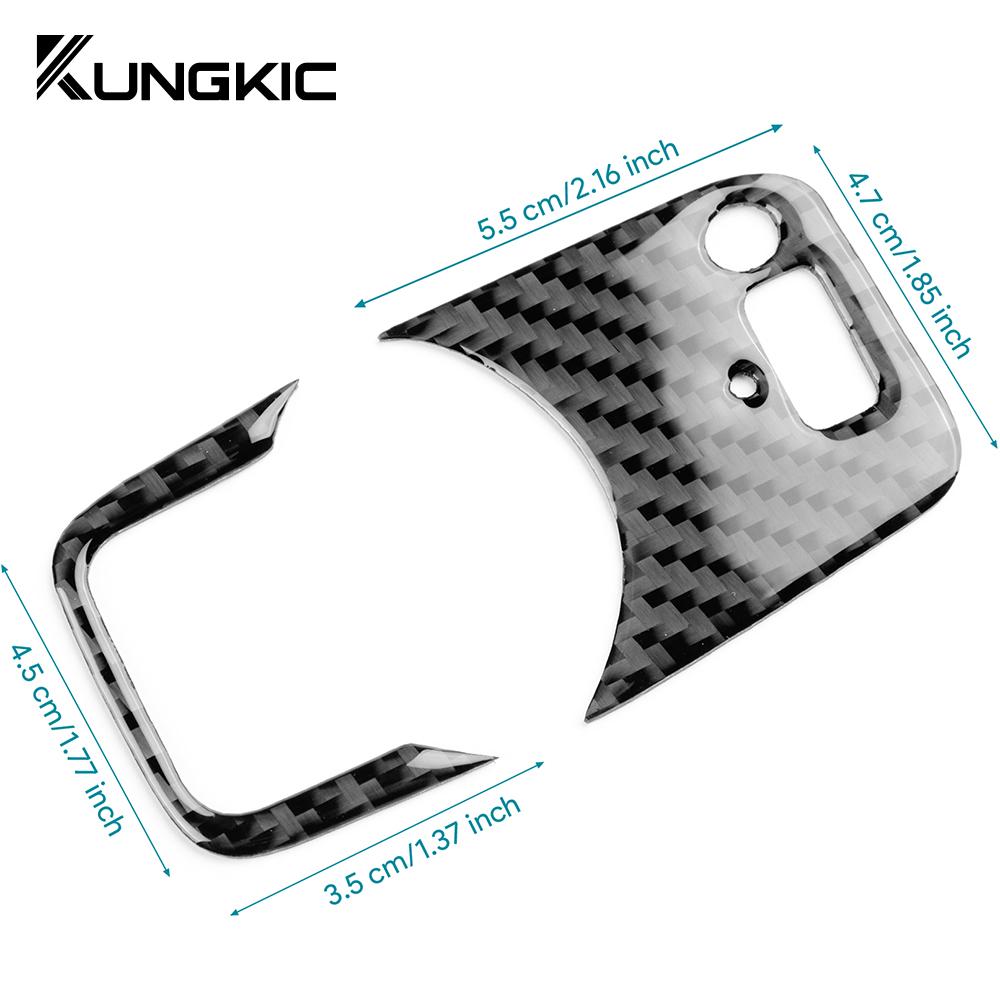 Carbon Fiber Interior Sticker for Alfa Romeo Giulia 2015-2016 Stelvio 2017-2024 Headlight Switch Button Panel