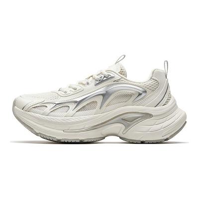Fuyiao Fashion Trendy Versatile Non-Slip Wear-Resistant Low-Top Casual Shoes Women Sneaker Ivory Silver 122528857-2
